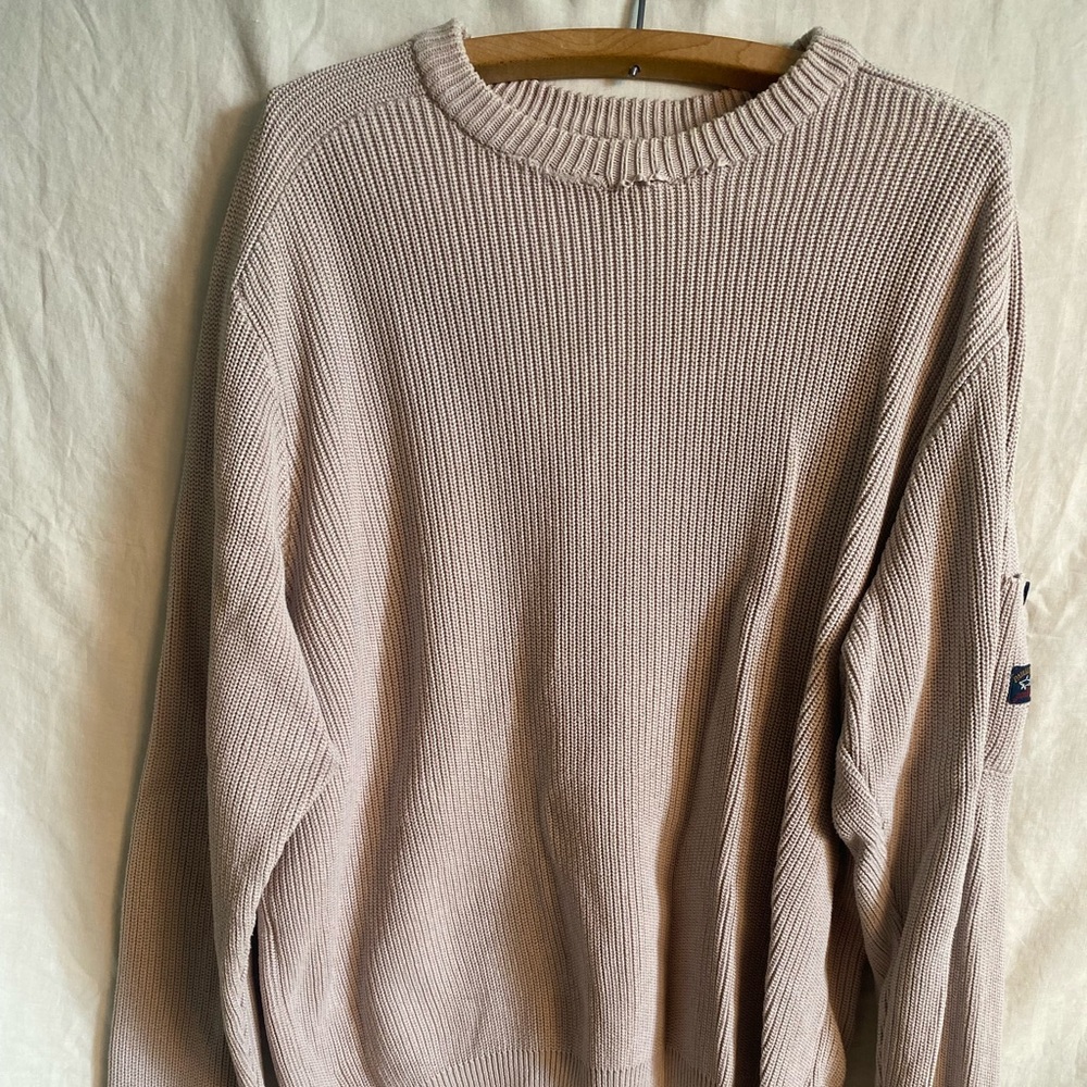 Paul & Shark Men's Crewneck Sweater in Light Beige